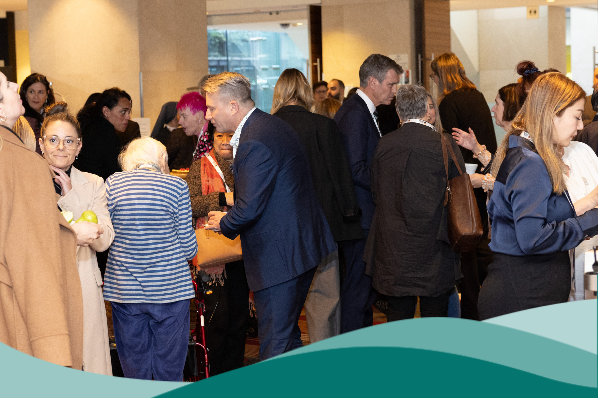 2025 NSW/ACT State Conference Networking With Teal Waves