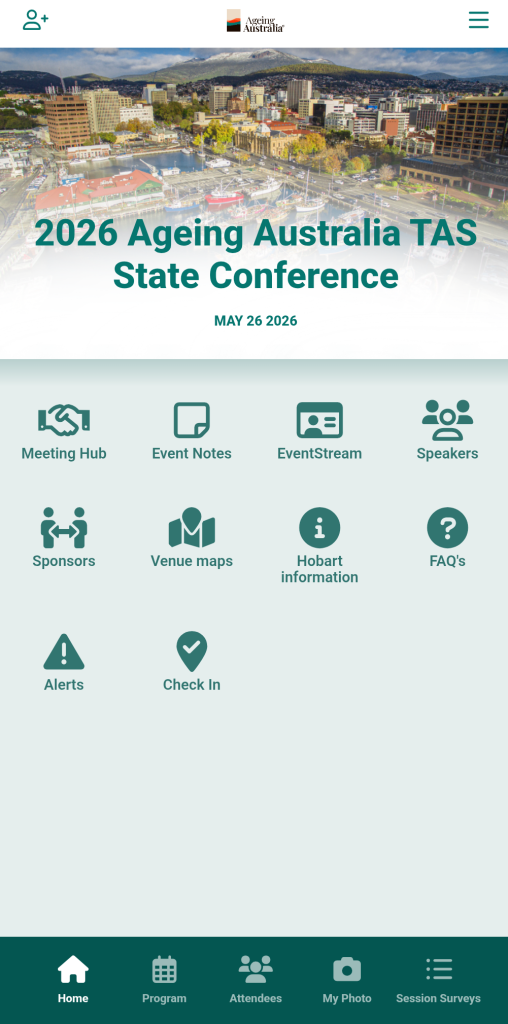 TAS App Home Page 2026