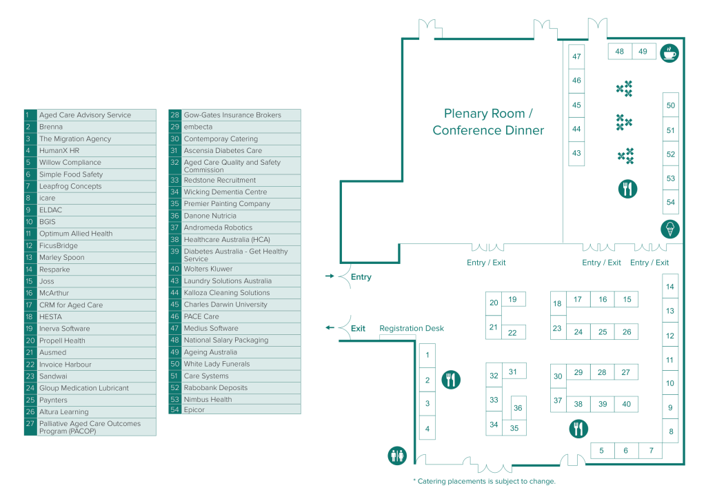 2026 NSW/ACT State Conference Trade Floor Plan No Title