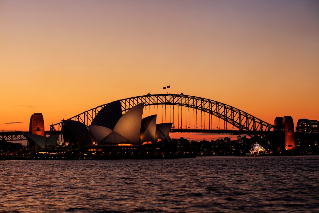 Opera House and Bridge Sydney. Photo James Horan